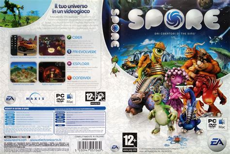 Spore 2008 Box Cover Art Mobygames