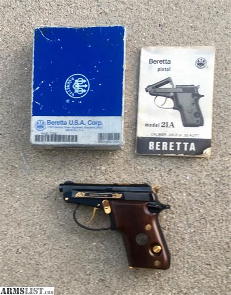 Armslist For Saletrade Beretta 21a 25 Acp Limited Edition