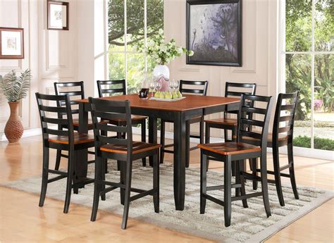 4.4 out of 5 stars 2,046. 7 PC SQUARE COUNTER HEIGHT DINING ROOM TABLE & 6 WOOD SEAT ...