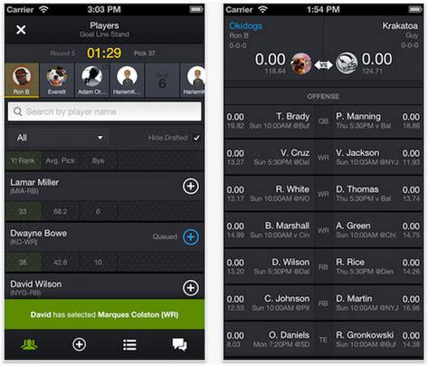• live and mock drafts: Yahoo updates Fantasy Football app with new UI and mobile ...