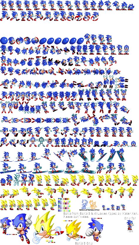 Sonic 1 Mania Sprite Sheet Gasetoyou