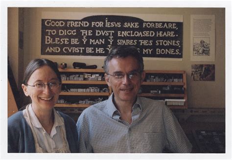 Photograph Of Margaret Lock And Fred Lock In Their Press Room Kingston Ont 2005 Digital