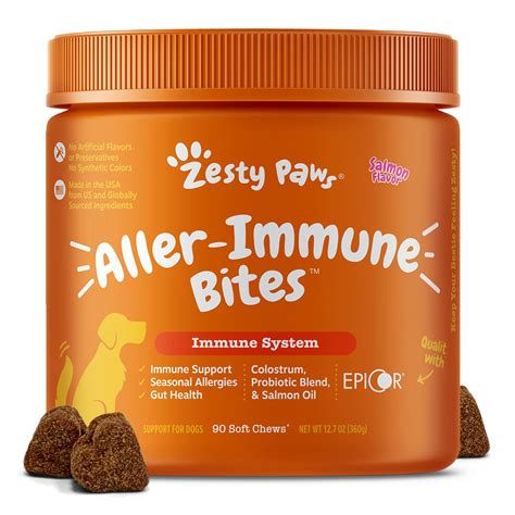 Zesty Paws Allergy And Immune Bites Salmon Flav Baxterboo