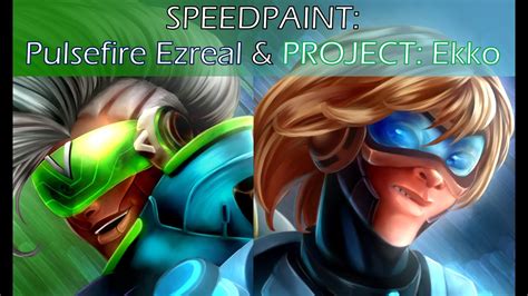 A Futuristic Duo League Of Legends Fan Art Pulsefire Ezreal