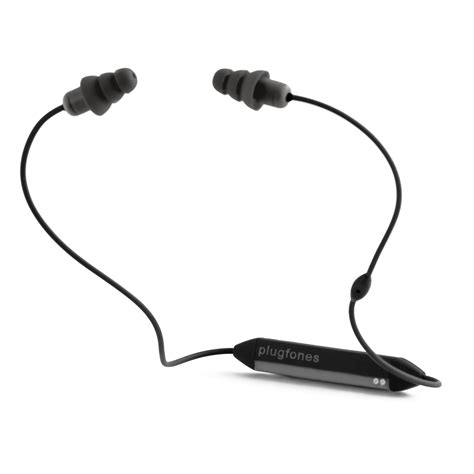 Liberate Bluetooth Earplug Headphones Blue Yellow Plugfones