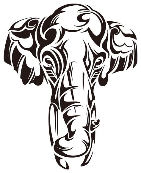 Tribal Elephant Tattoo Tribal Elephant Abstract Elephant Elephant