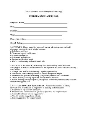Your name current street address city, state, zip date. employee attitude evaluation form - Fillable & Printable Tax Templates to Download in PDF ...