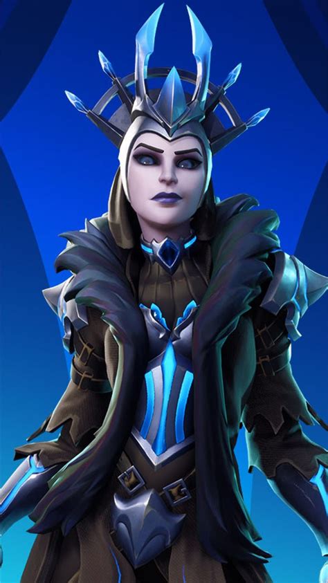 The Ice Queen Fortnite Iphone Wallpapers Free Download