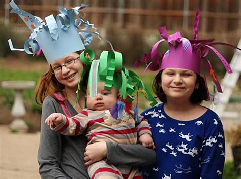 Crazy Paper Hats Inspired By Dr Seuss Crazy Hat Day Crazy Hats Paper