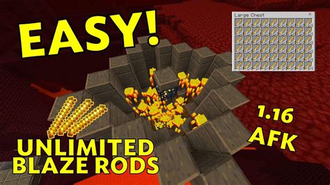 Easy And Simple Auto Blaze Rod Farm 116 Minecraft Bedrock Youtube