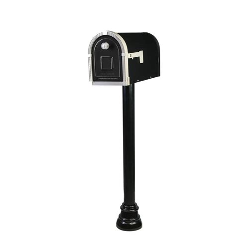 Qualarc this decorative cast aluminum mailbox insert can be matched with an optional newspaper. Gibraltar Mailboxes Mayberry Decoratively Framed Steel ...