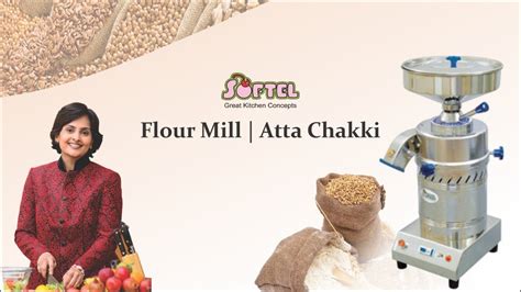 Softel Domestic Flour Mill Atta Chakki 1HP Motor Easy To Use