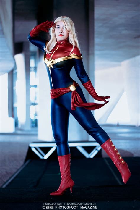Carol Danvers Captain Marvel Cos Reah Cosplayer Reah W Flickr