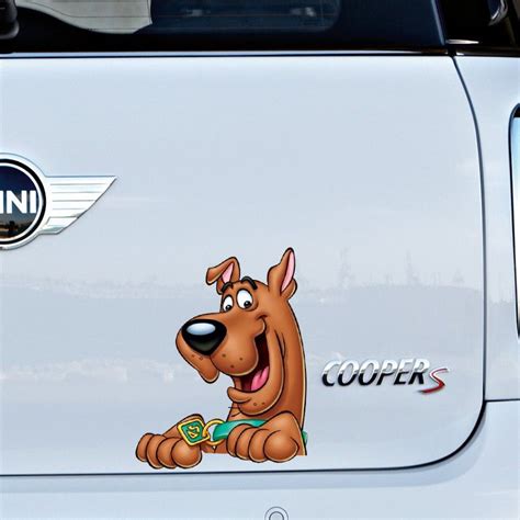 Scooby Doo Full Colour Vinyl Decal Window Sticker Car Bumper T Present Funny Vinyl Decals