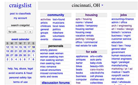 Cincinnati Craigslist Free Stuff