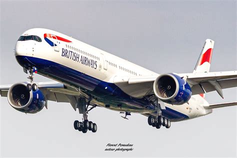 The modern new aircraft is configured to transport 331 passengers in a three class layout featuring: F-WZFH// G-XWBA British Airways Airbus A350-1041 MSN 326 ...