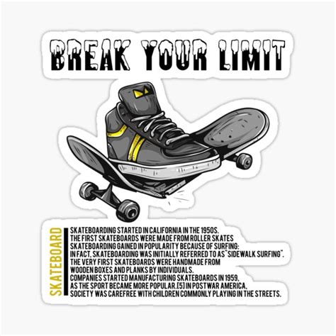 Break Your Limits Sticker For Sale By Welcometomyart Redbubble