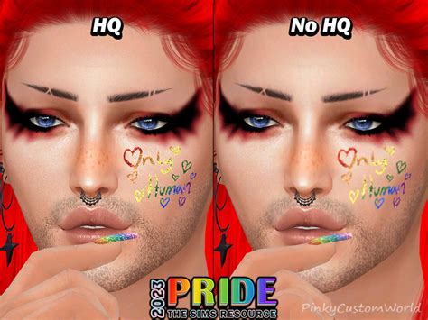 The Sims Resource Pride 2023 Only Human Glitter V1 Blush