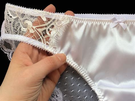 See Through Panties White Lace Panties Handmade Lingerie