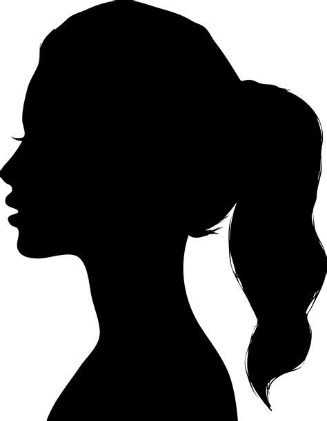 Female Face Silhouette Clip Art Free Women Profile Cliparts Download