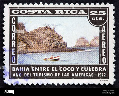 Costa Rican Postage Stamp Stock Photo Alamy