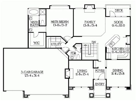 Find small w/basement, open floor plan, modern & more rancher / rambler style designs! Rambler Floor Plans Solve Your Problems Design - Home Building Plans | #114952
