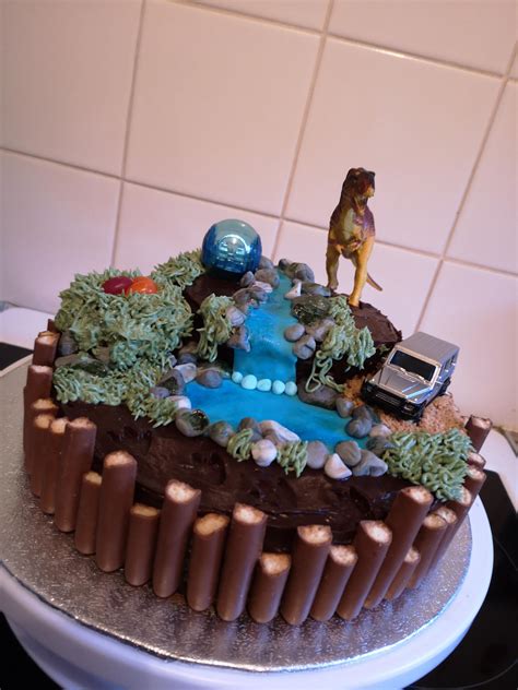 Simple Jurassic Park Birthday Cake Jurassic World Birthday