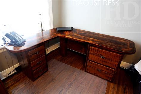 Barnwood Office Desk Reclaimed L Shaped Computer Desk Rustic Corner