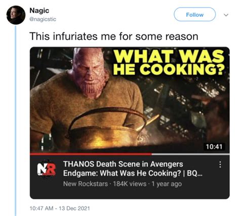 Infuriated What Was He Cooking Know Your Meme