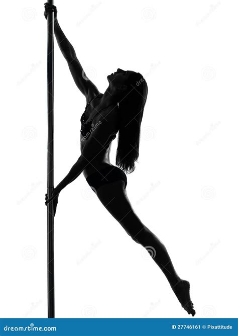 Pole Dancer Sexy Muscular Men With Bare Naked Body Torso Pole Dancing