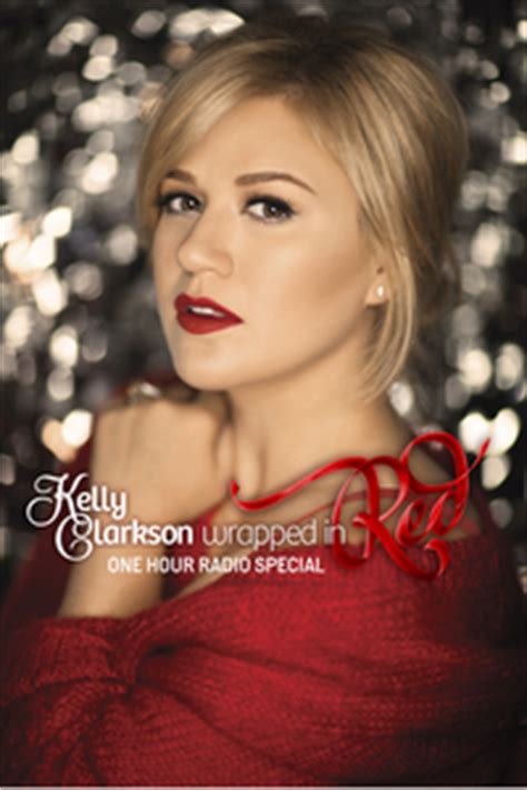 Kelly Clarkson Wrapped In Red Wallpaper