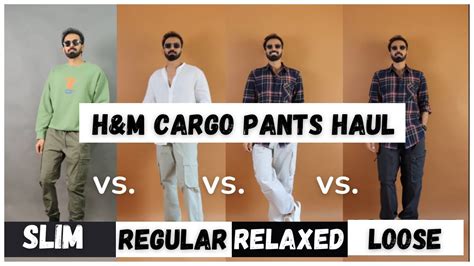Handm Slim Vs Regular Vs Relaxed Vs Baggy Fit Cargo Pants Whats The