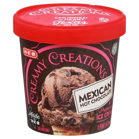 H E B Select Ingredients Creamy Creations Mexican Hot Chocolate Ice
