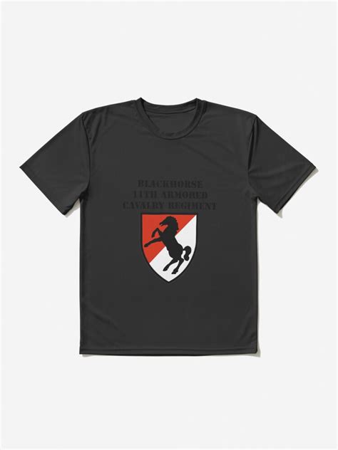 Blackhorse 11th Armored Cavalry Regiment Active T Shirt For Sale By
