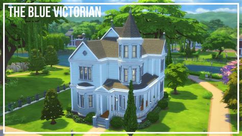 The Blue Victorian The Sims 4 House Tour Simmernick Youtube