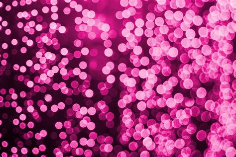 Bokeh Effect Pink Lights Celebrations HD Photography K Wallpapers Images Backgrounds