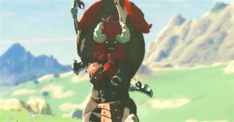 Zelda Breath Of The Wild Intimidating A Lynel Sometimes When You