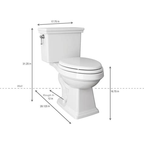 American Standard Lexington Tall Height 2 Piece 128 Gpf Single Flush