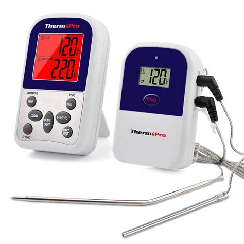 מטבח Thermopro Tp12 Wireless Digital Meat Thermometer For Grilling