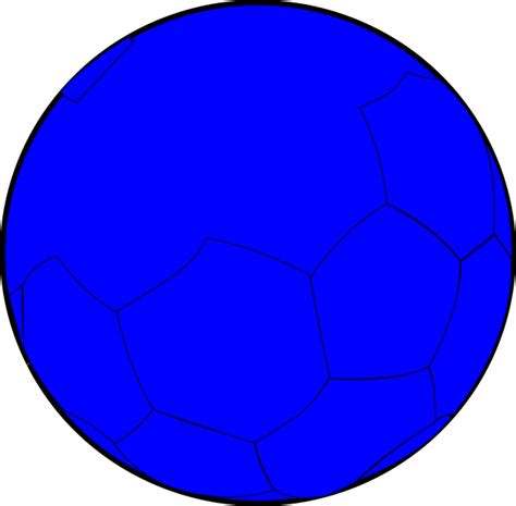 Blue Soccer Ball Clip Art At Vector Clip Art Online