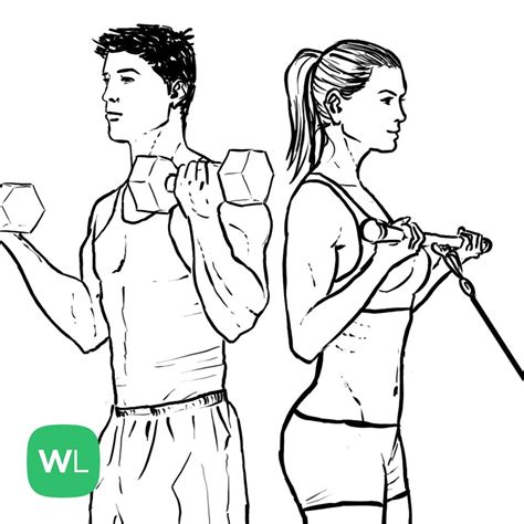 Illustrated Exercise Guide For Men And Women Workout Guide Printable