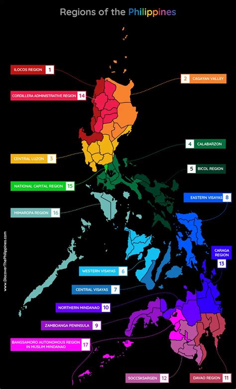 Regions Of The Philippines Philippine Map Philippine Province Vrogue