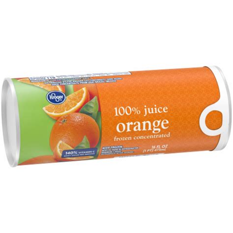 Kroger® 100 Orange Juice Frozen Concentrate 16 Fl Oz Ralphs