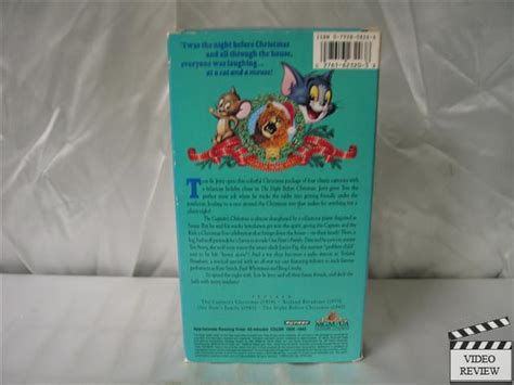 Tom And Jerrys Night Before Christmas Vhs 1991 27616232038 Ebay