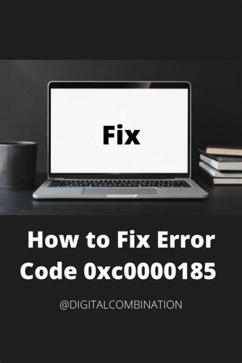 How To Fix Error Code 0xc0000185 Error Code Coding Error Message
