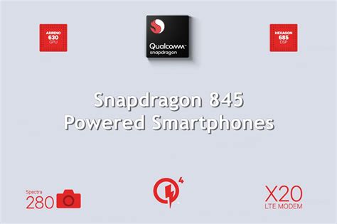 Snapdragon 845 is the newest flagship processor from qualcomm. List of phones with Qualcomm Snapdragon 845 chipset