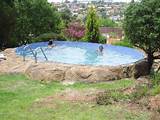 Pictures of Above Ground Pool Landscaping Rocks