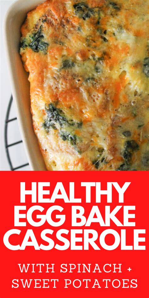 This Recipe For Sweet Potato Spinach Egg Bake Is A Gluten Free
