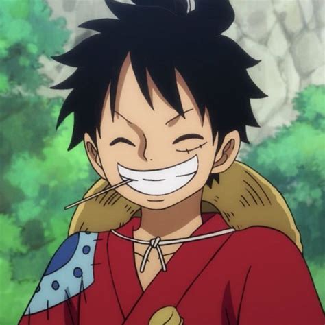An Anime Character With Black Hair And A Smile On His Face In Front Of