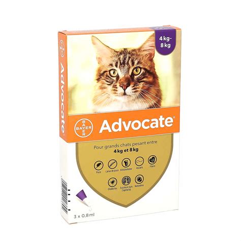We did not find results for: Advocate Chats 4-8 kg, boite de 3 pipettes - La Pharmacie ...